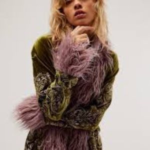 NWT Free People x Understated Leather Moon Glow Coat